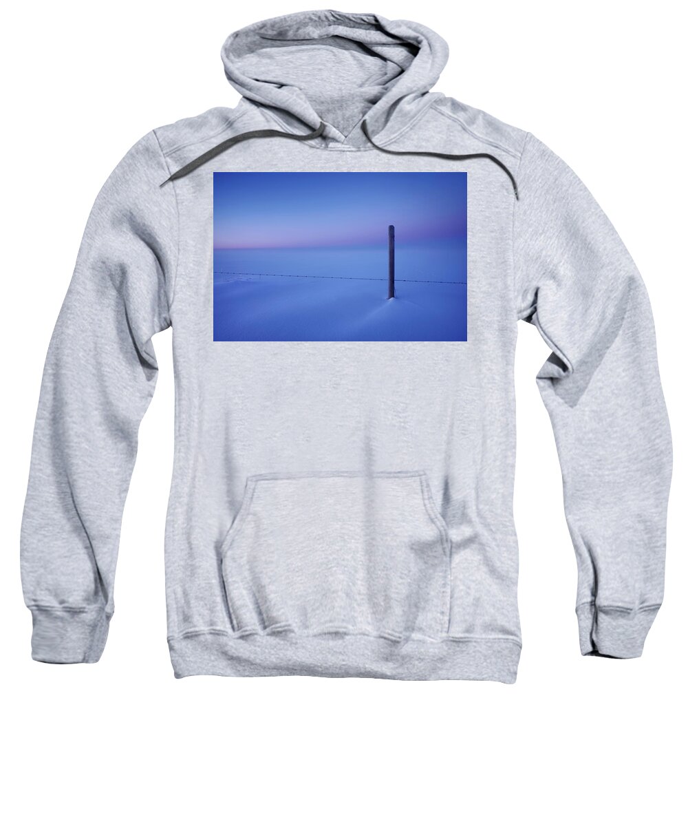 Winter Sweatshirt featuring the photograph Empty and Cold by Dan Jurak
