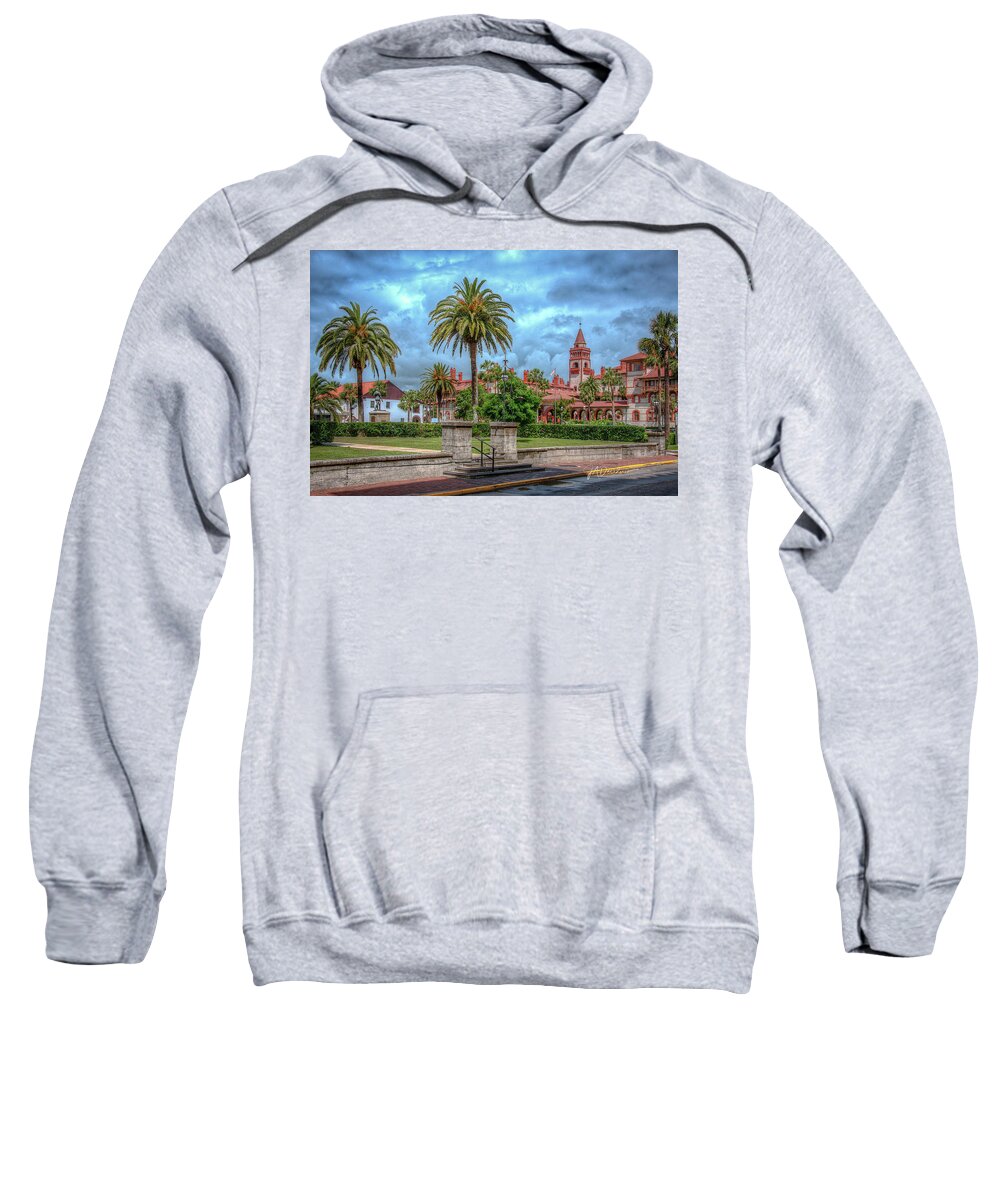 Storm Sweatshirt featuring the photograph Flagler College Storm by Joseph Desiderio