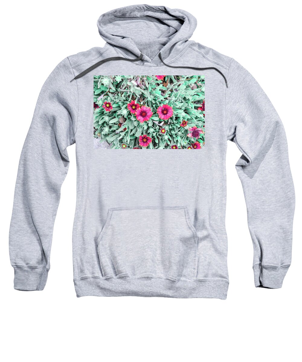 Color Sweatshirt featuring the photograph Flowers by Chuck Brown