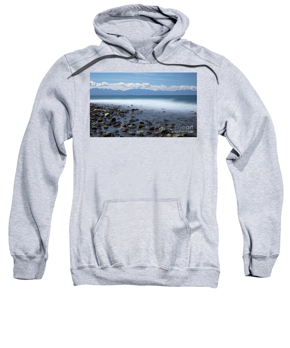 Fort Ebey Sweatshirt featuring the photograph Fort Ebey Waves by Idaho Scenic Images Linda Lantzy