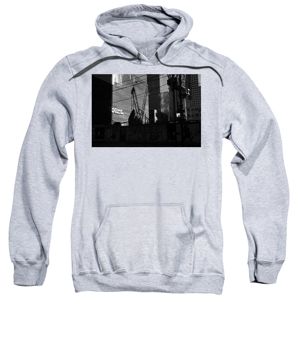 Urban Sweatshirt featuring the photograph Forte And The Shadows by Kreddible Trout