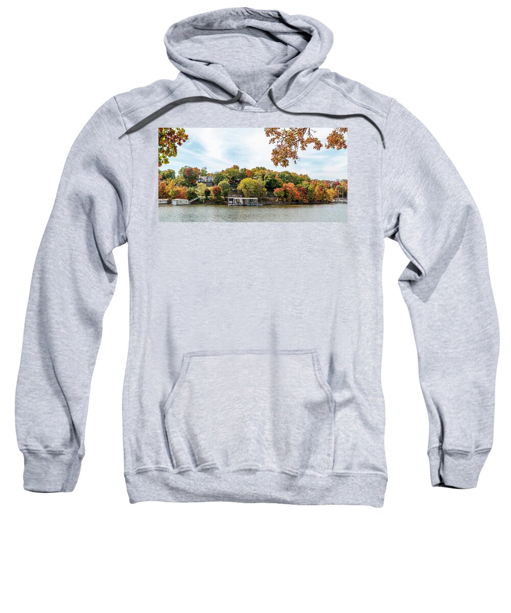 Autumn Sweatshirt featuring the photograph Grand Lake Autumn by David Wagenblatt