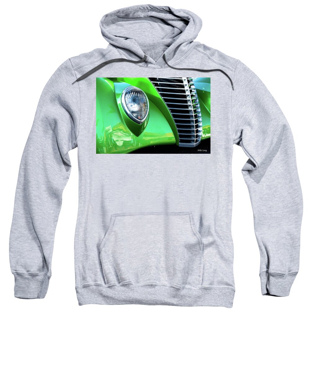 Custom Cars Sweatshirt featuring the photograph Green Machine by Mike Long