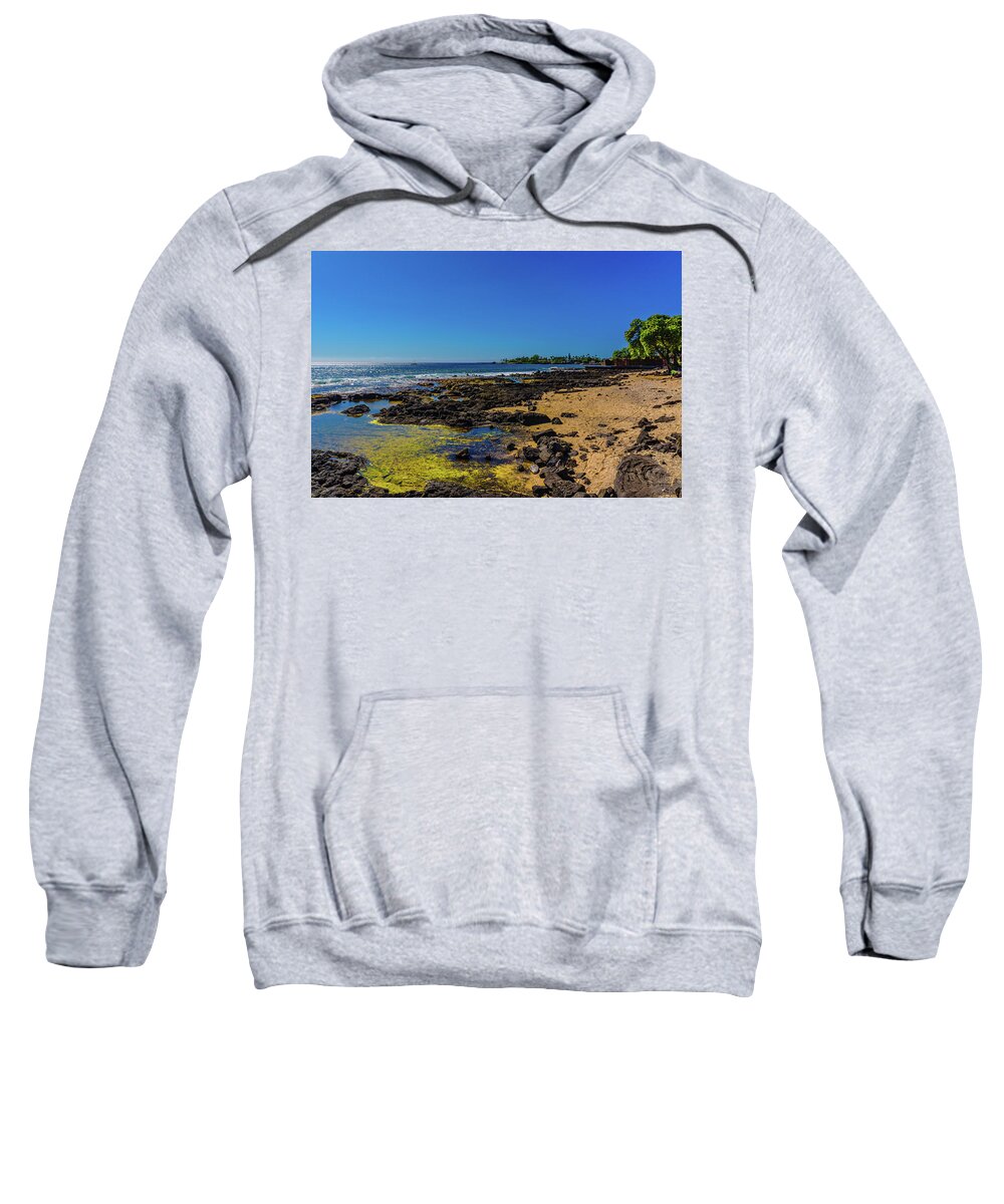 Hawaii Sweatshirt featuring the photograph Hale Halawai Tide Pool by John Bauer