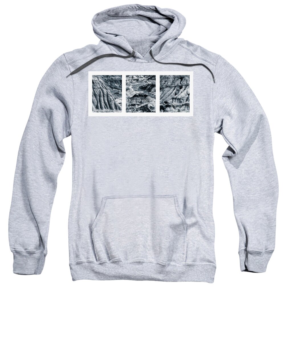 Photography Sweatshirt featuring the photograph Horseshoe Canyon Triptych by Alma Danison