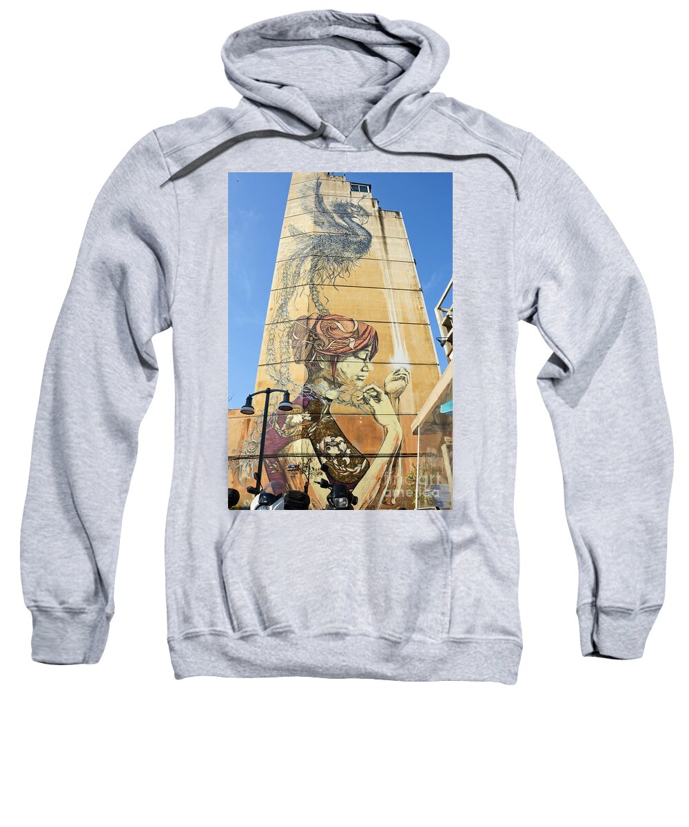 Graffiti Sweatshirt featuring the photograph In the realm of dreams by Yavor Mihaylov