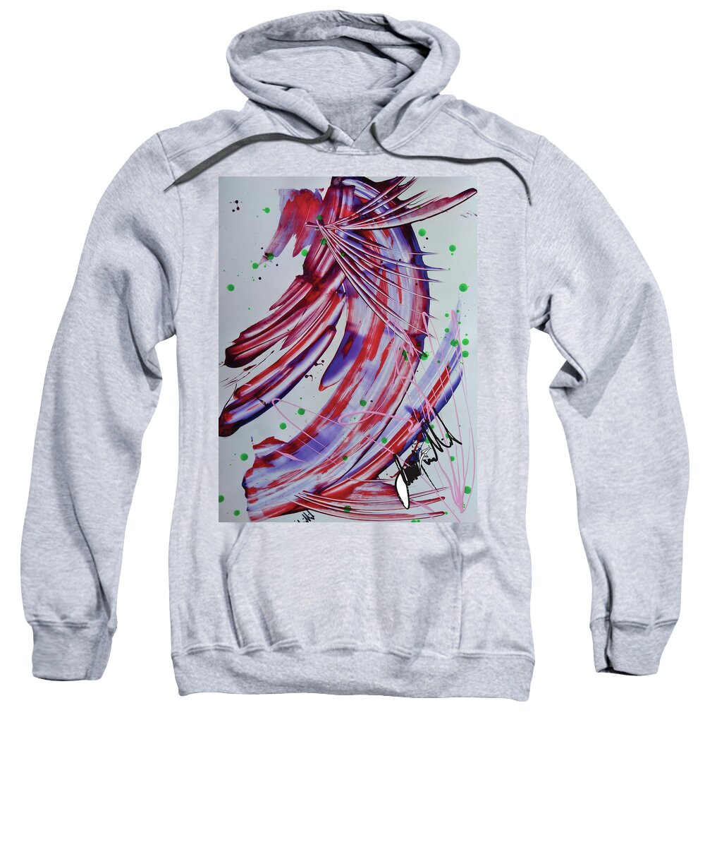  Sweatshirt featuring the digital art Inflation by Jimmy Williams