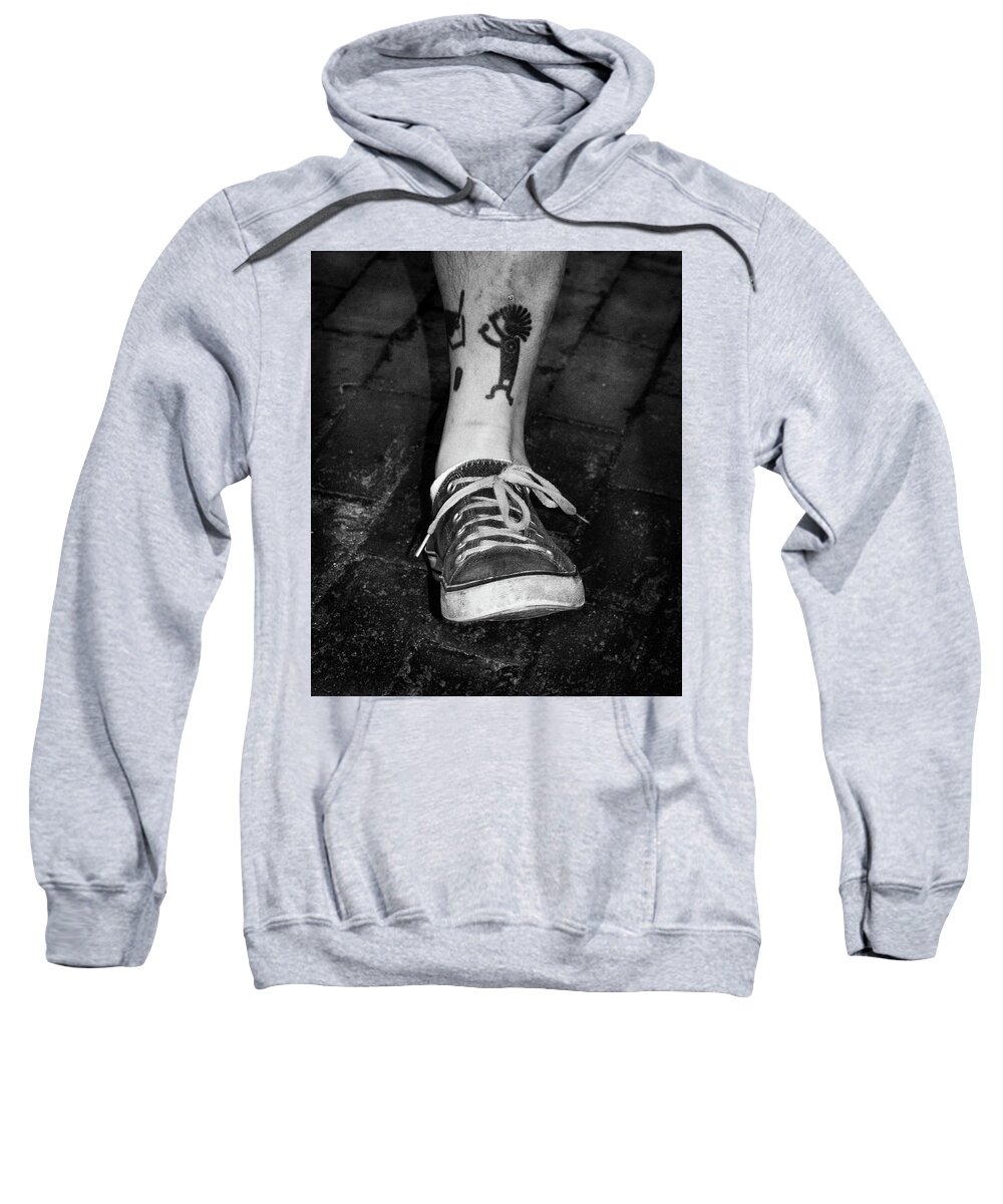 Foot Sweatshirt featuring the photograph Keeping Time by Vicky Edgerly