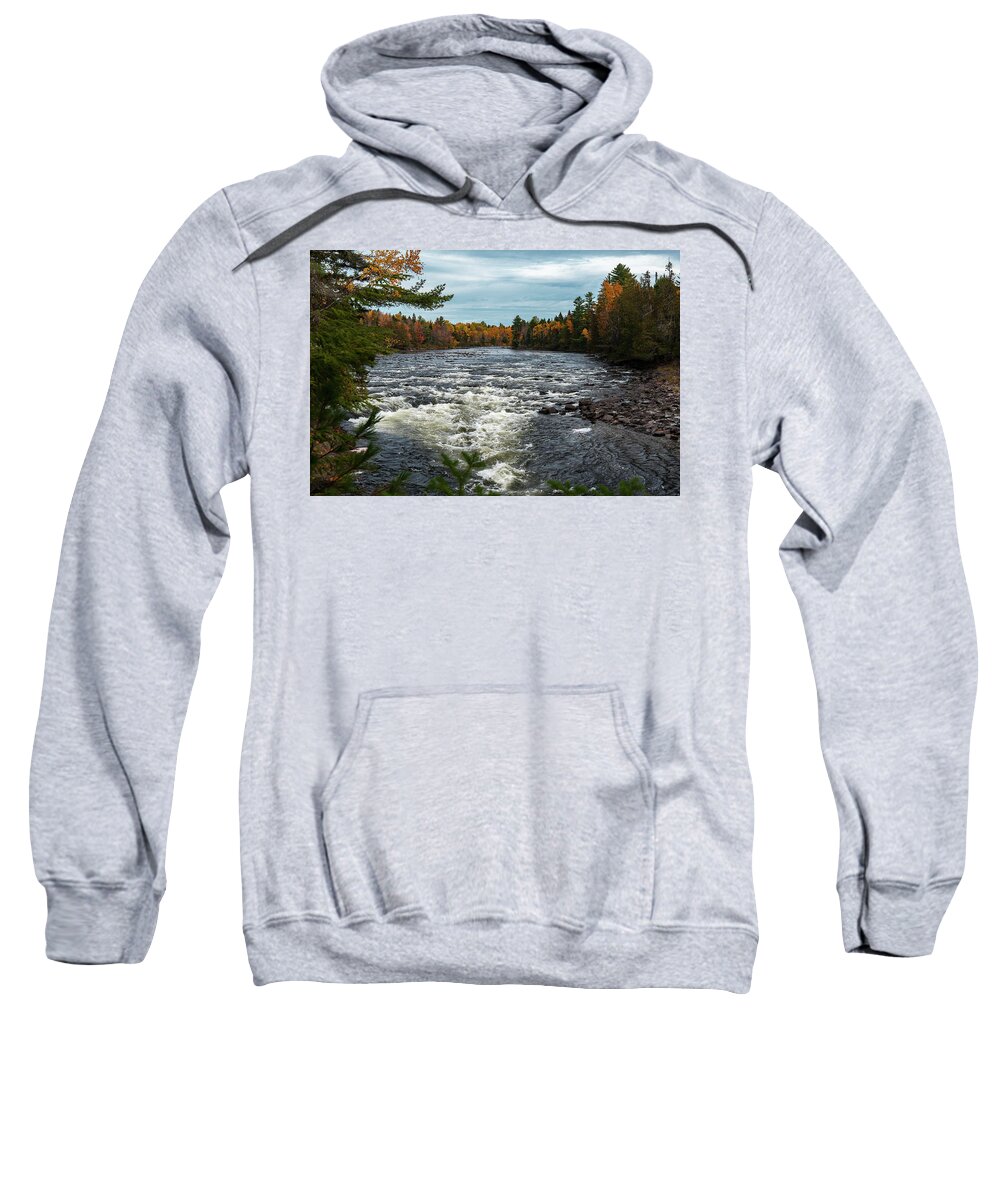 Kennebec Sweatshirt featuring the photograph Kennebec River by Rick Hartigan