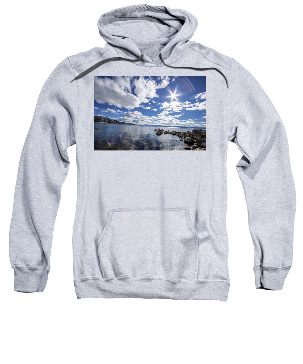 Lake Tahoe Water Sweatshirt featuring the photograph Lake Tahoe 3 by Rocco Silvestri