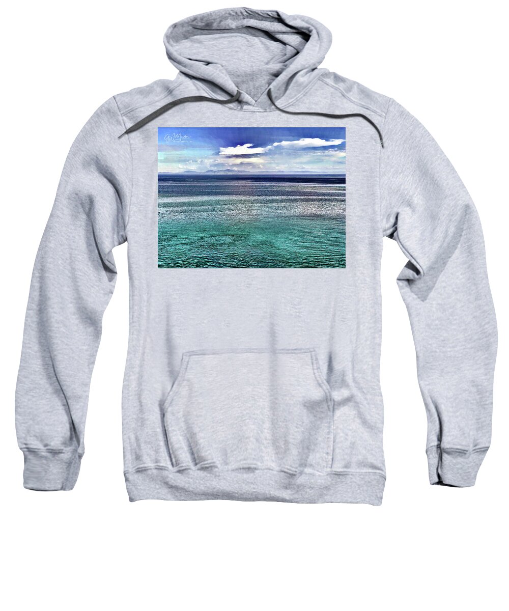 Seascape Sweatshirt featuring the photograph Land Ho by GW Mireles