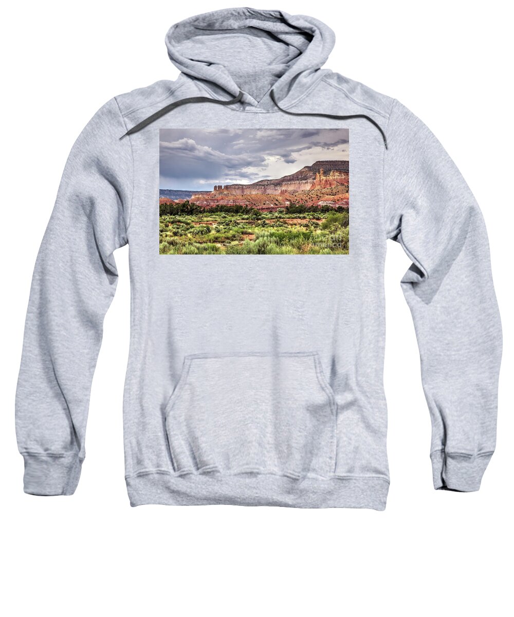Photographs Sweatshirt featuring the photograph Land Of Enchantment, New Mexico, HDR by Felix Lai