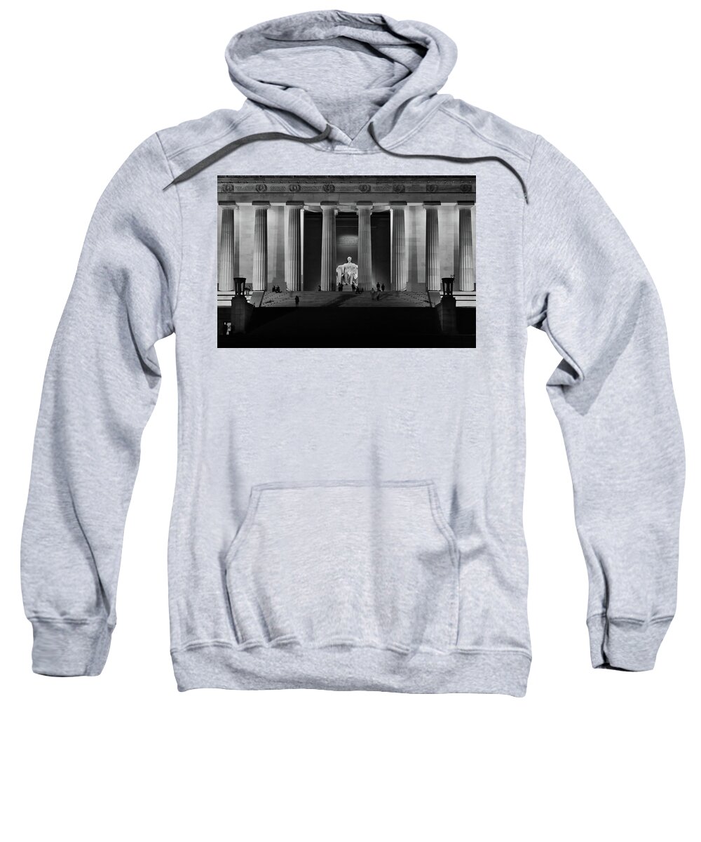 Abraham Lincoln Sweatshirt featuring the photograph Lincoln Memorial by American Landscapes