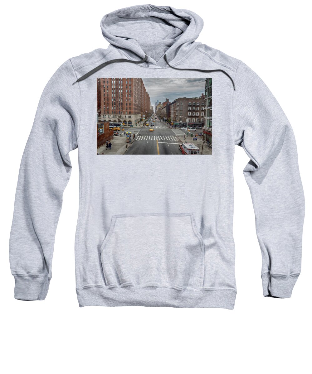 Chelsea Sweatshirt featuring the photograph London Terrace by Alison Frank