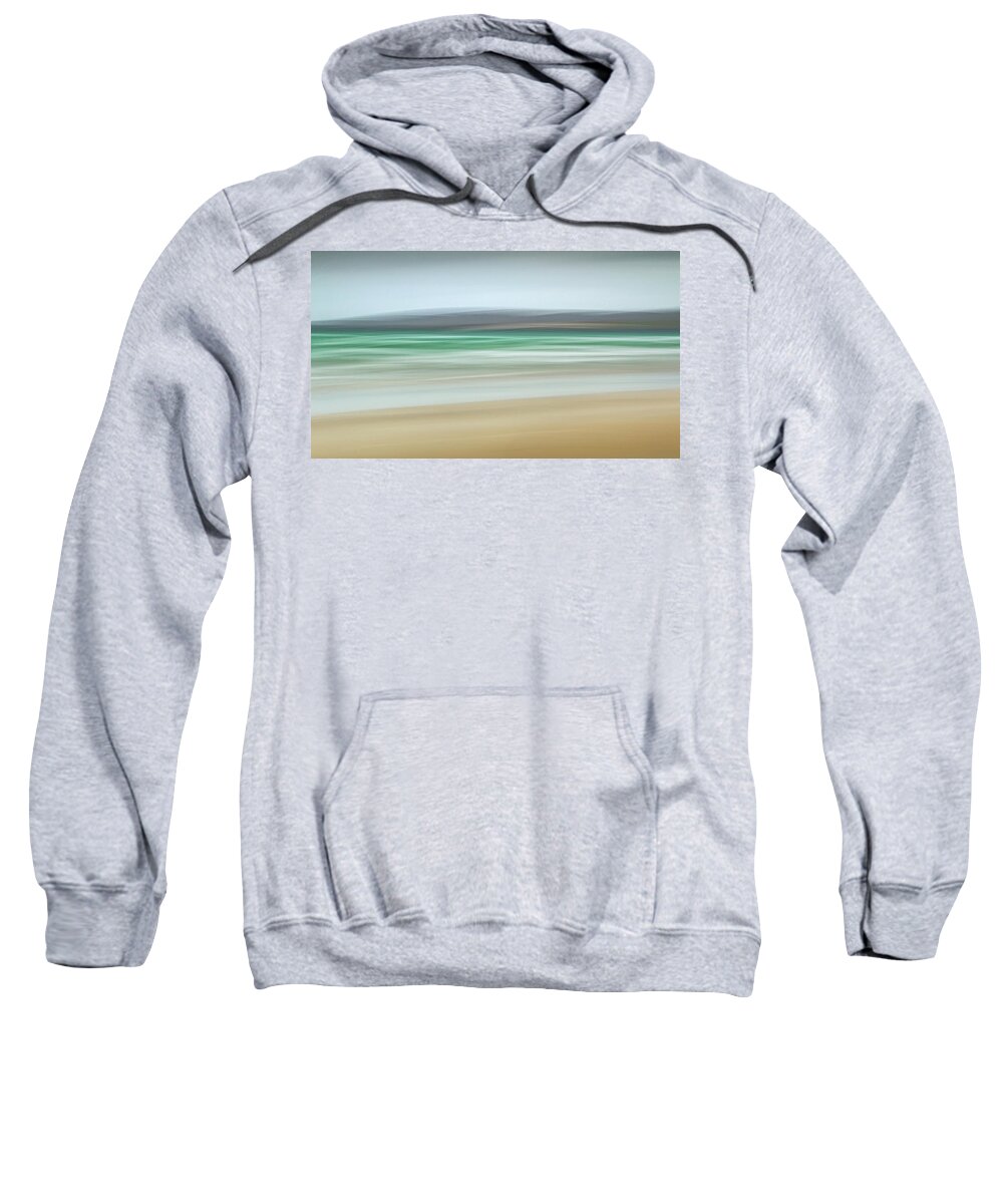 Absract Sweatshirt featuring the photograph Luskentyre Storm by Adam West