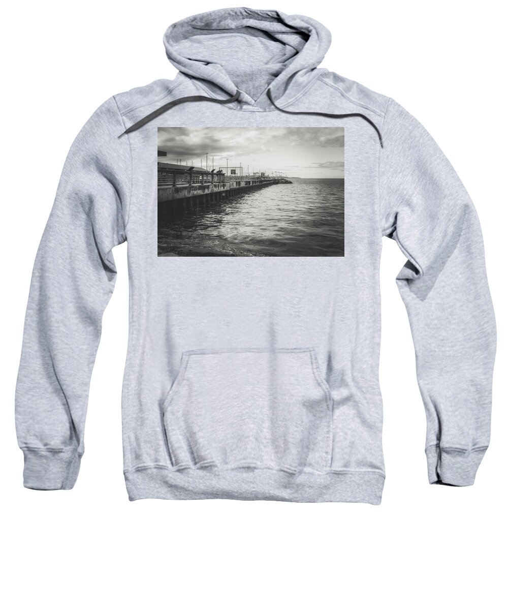 Sea Sweatshirt featuring the photograph Morning Fog by Anamar Pictures