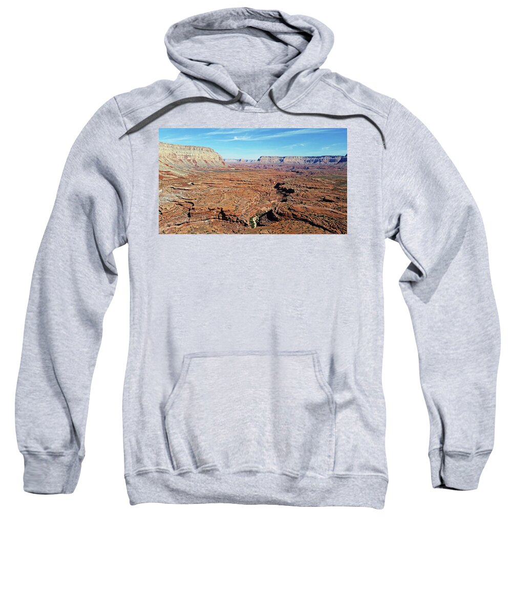 United States Sweatshirt featuring the digital art Mysterious Havasupai Canyon by Joseph Hendrix