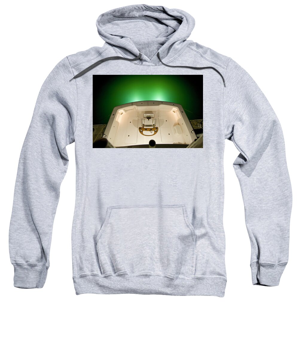Yacht Sweatshirt featuring the photograph Night Vision by David Shuler