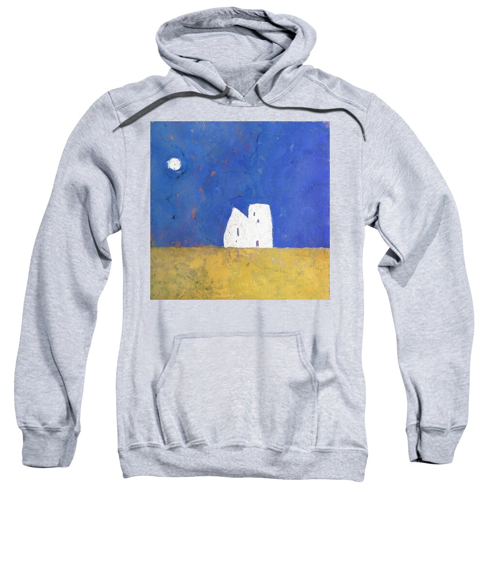 Abstract Painting Sweatshirt featuring the painting On That Day by Janet Zoya