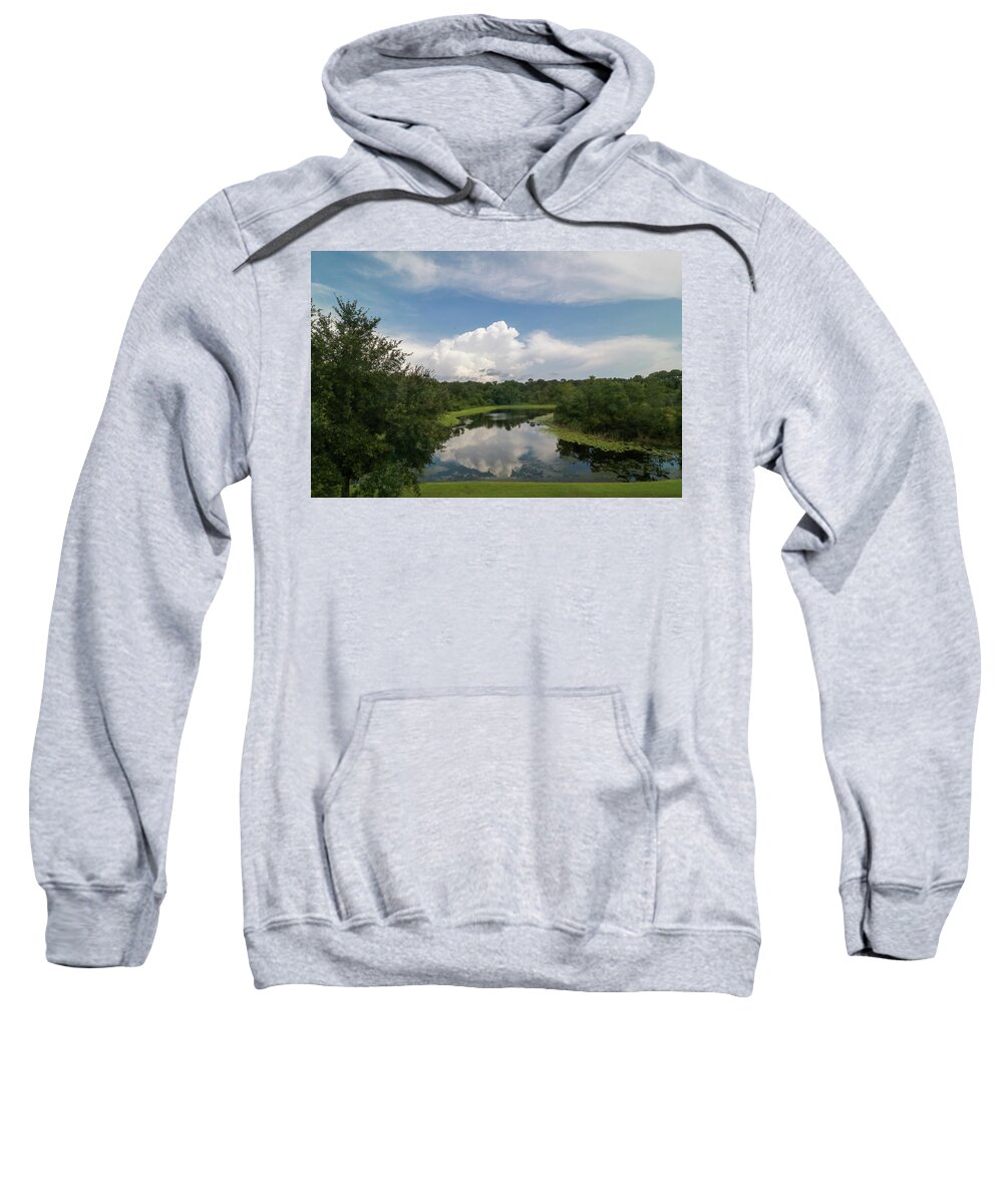 Clouds Sweatshirt featuring the photograph Perfect Reflection by Rick Redman