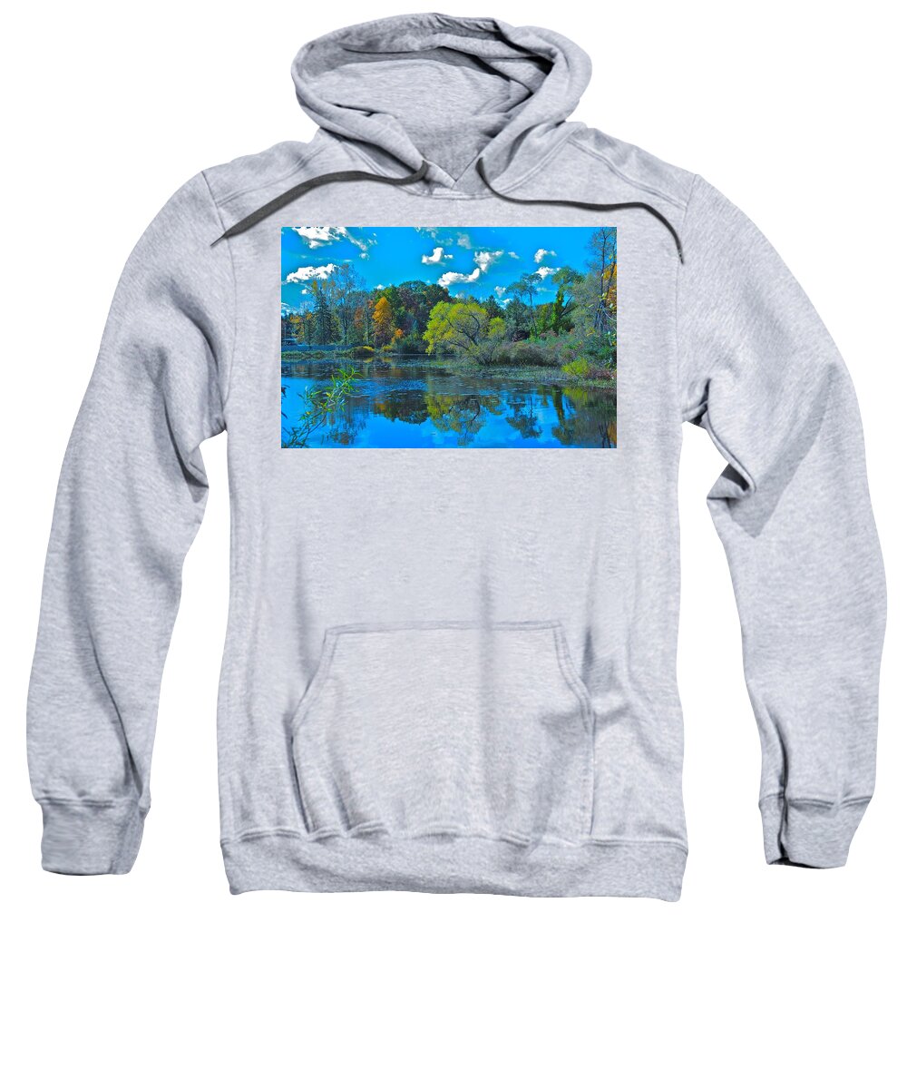 Landscape Sweatshirt featuring the photograph Feeling Blue by Marty Klar
