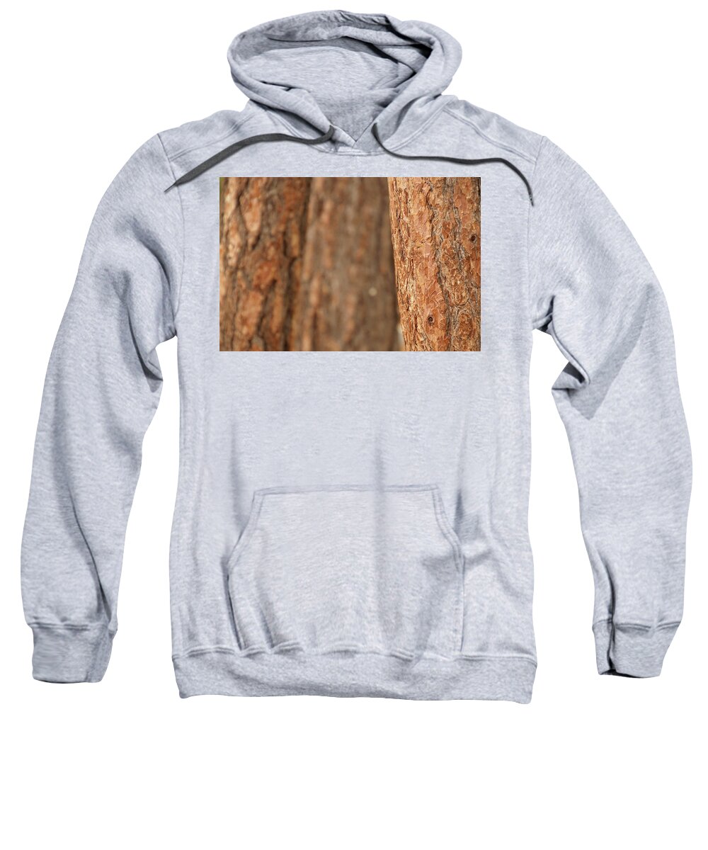 Bend Sweatshirt featuring the photograph Ponderosa pine bark detail by Steve Estvanik