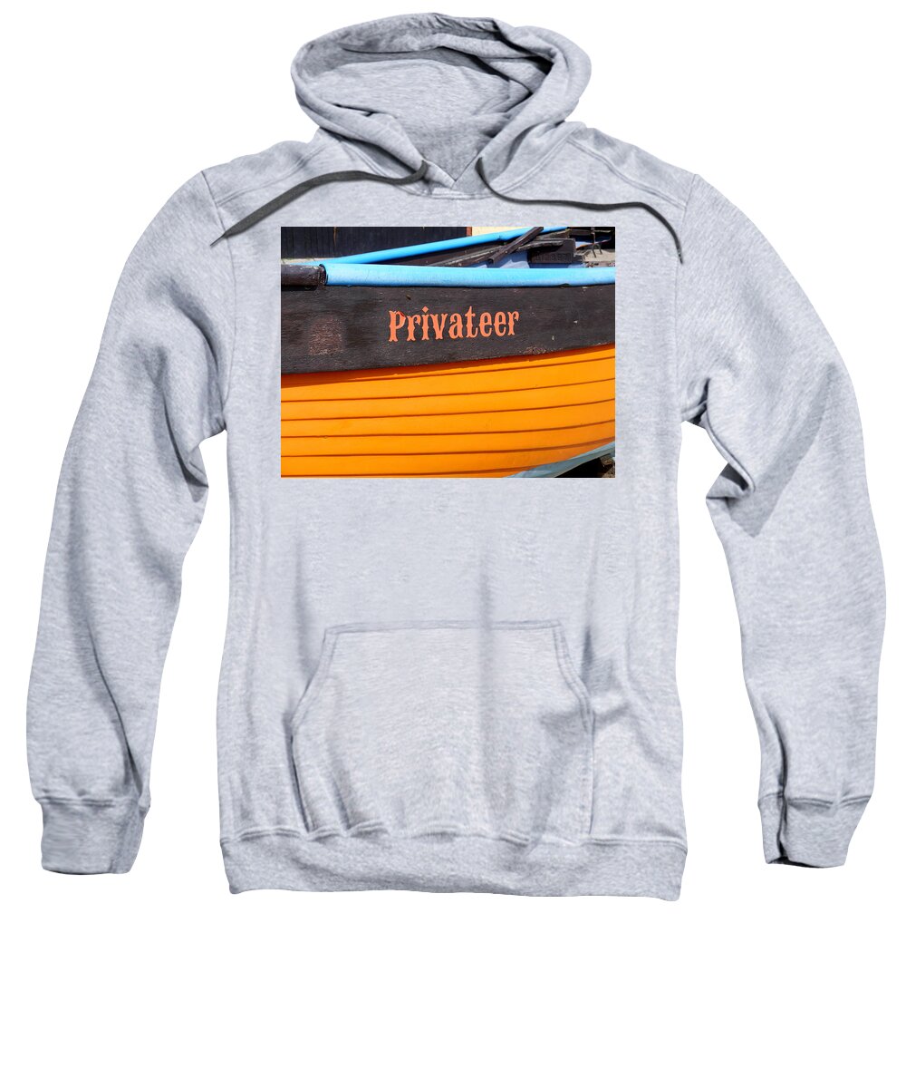 Richard Reeve Sweatshirt featuring the photograph Privateer by Richard Reeve