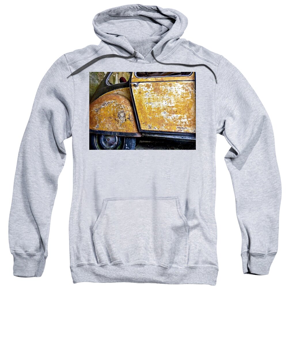 Rusting Old Car Sweatshirt featuring the photograph Rust Never Sleeps by Neil Pankler