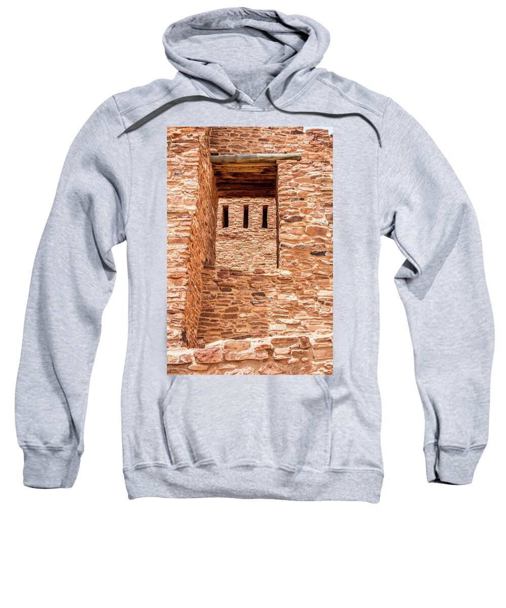 Missions Sweatshirt featuring the photograph Salinas Missions, New Mexico by Segura Shaw Photography