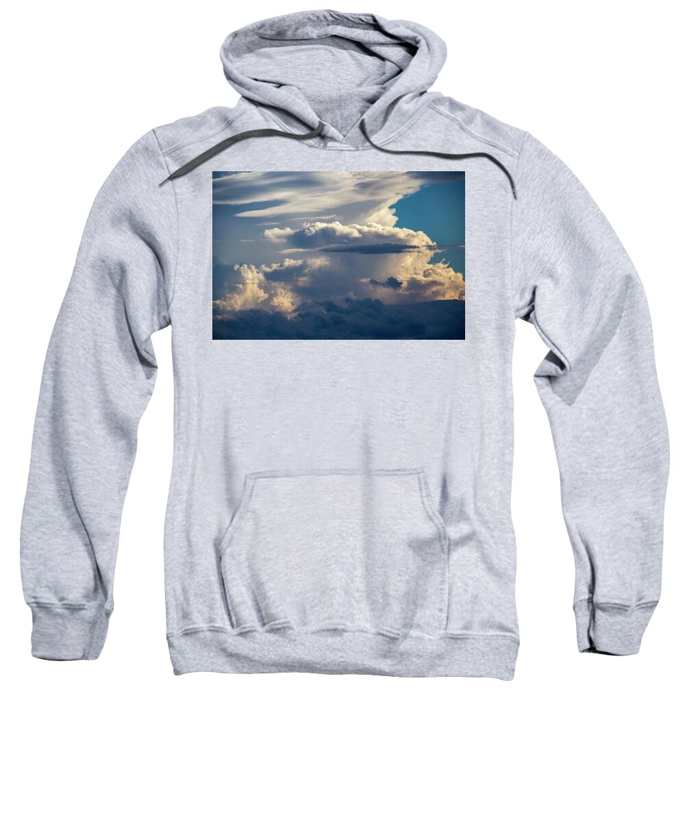 Nebraskasc Sweatshirt featuring the photograph September Storm Chasing 015 by NebraskaSC