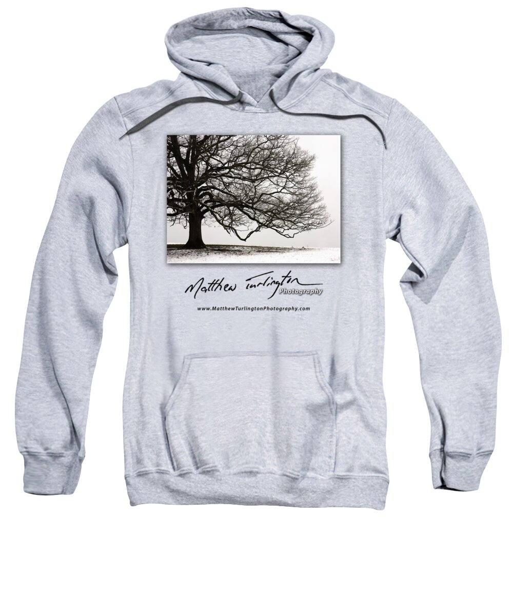  Sweatshirt featuring the photograph Snow Tree T-Shirt by Matthew Turlington
