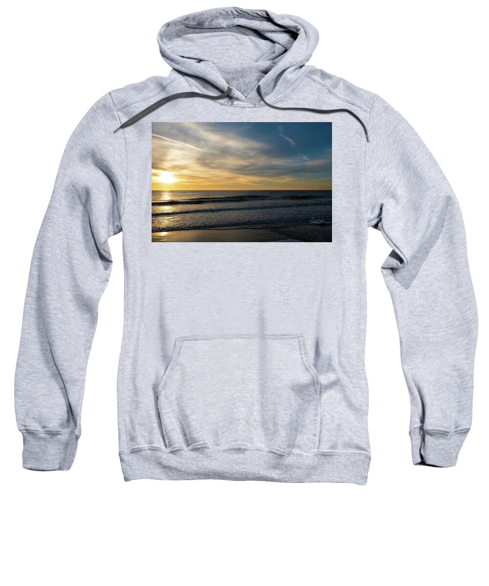Sunrise Sweatshirt featuring the photograph Sunrise Over Hilton Head Island No. 0404 by Dennis Schmidt