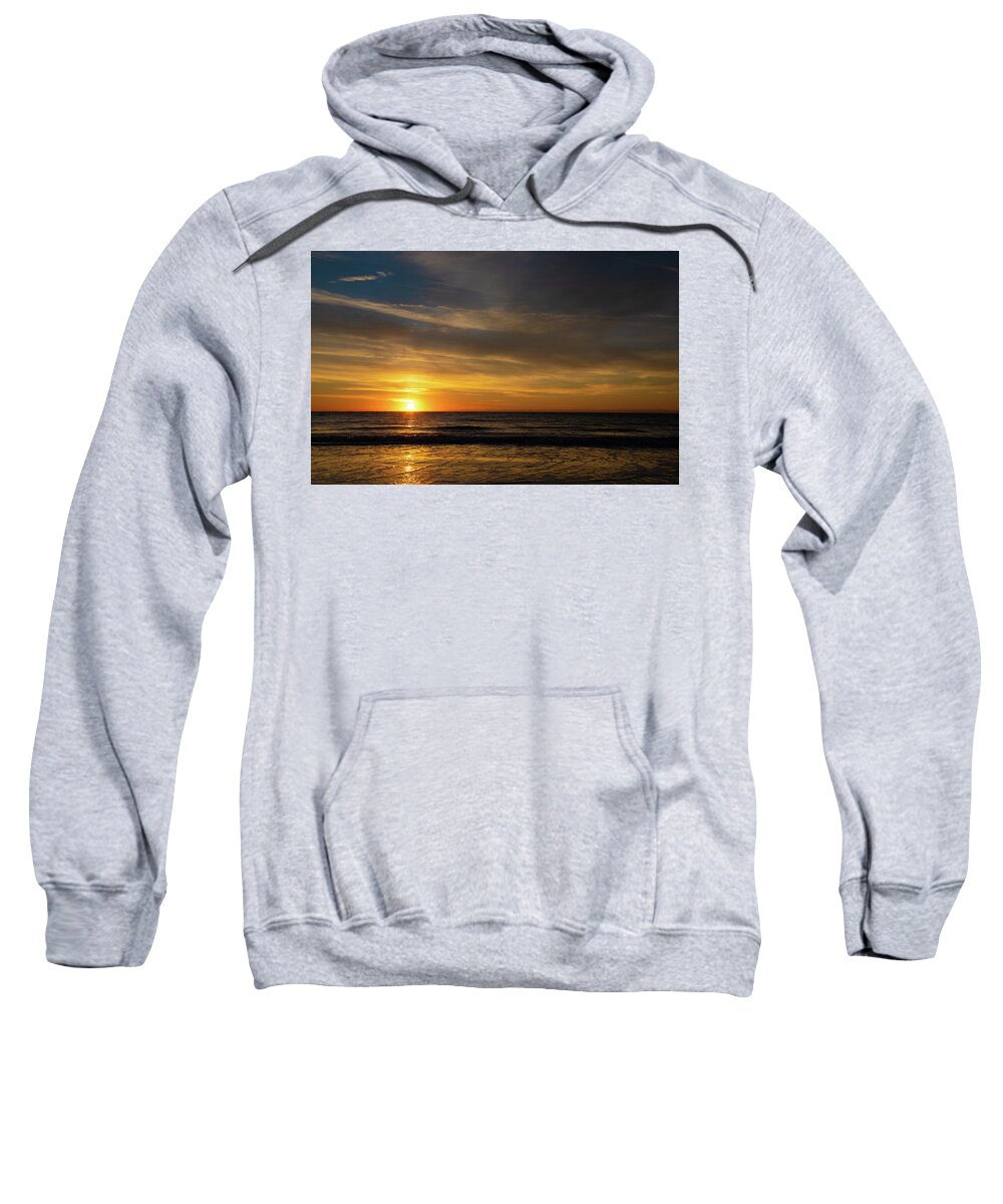 Sunrise Sweatshirt featuring the photograph Sunrise Over Hilton Head No. 0358 by Dennis Schmidt