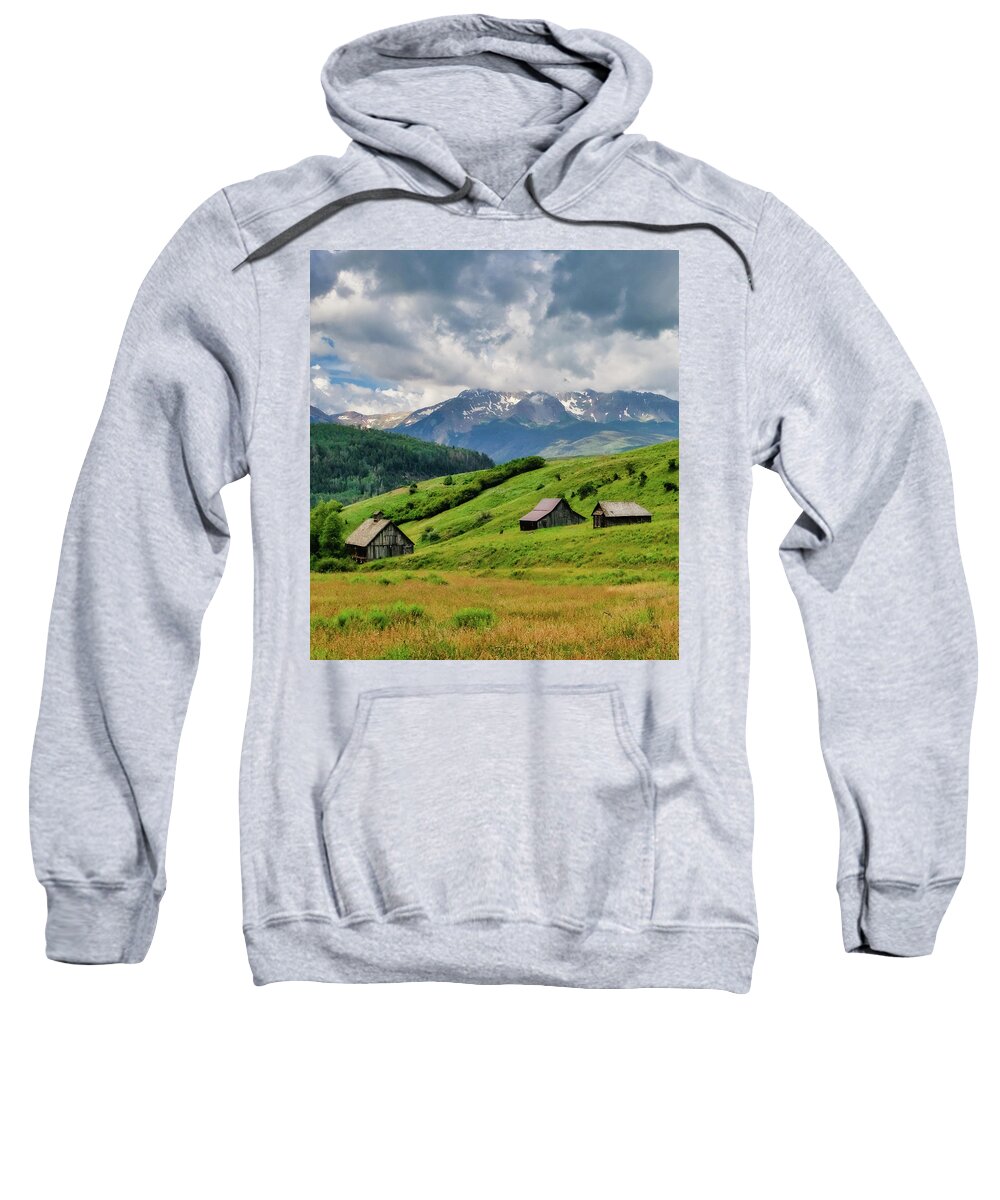 Crystal Lake Sweatshirt featuring the photograph Telluride Colorado by Robert Bellomy