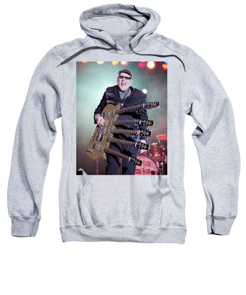 Rick Nielsen Sweatshirt featuring the photograph The Five Neck Hamer by Billy Knight