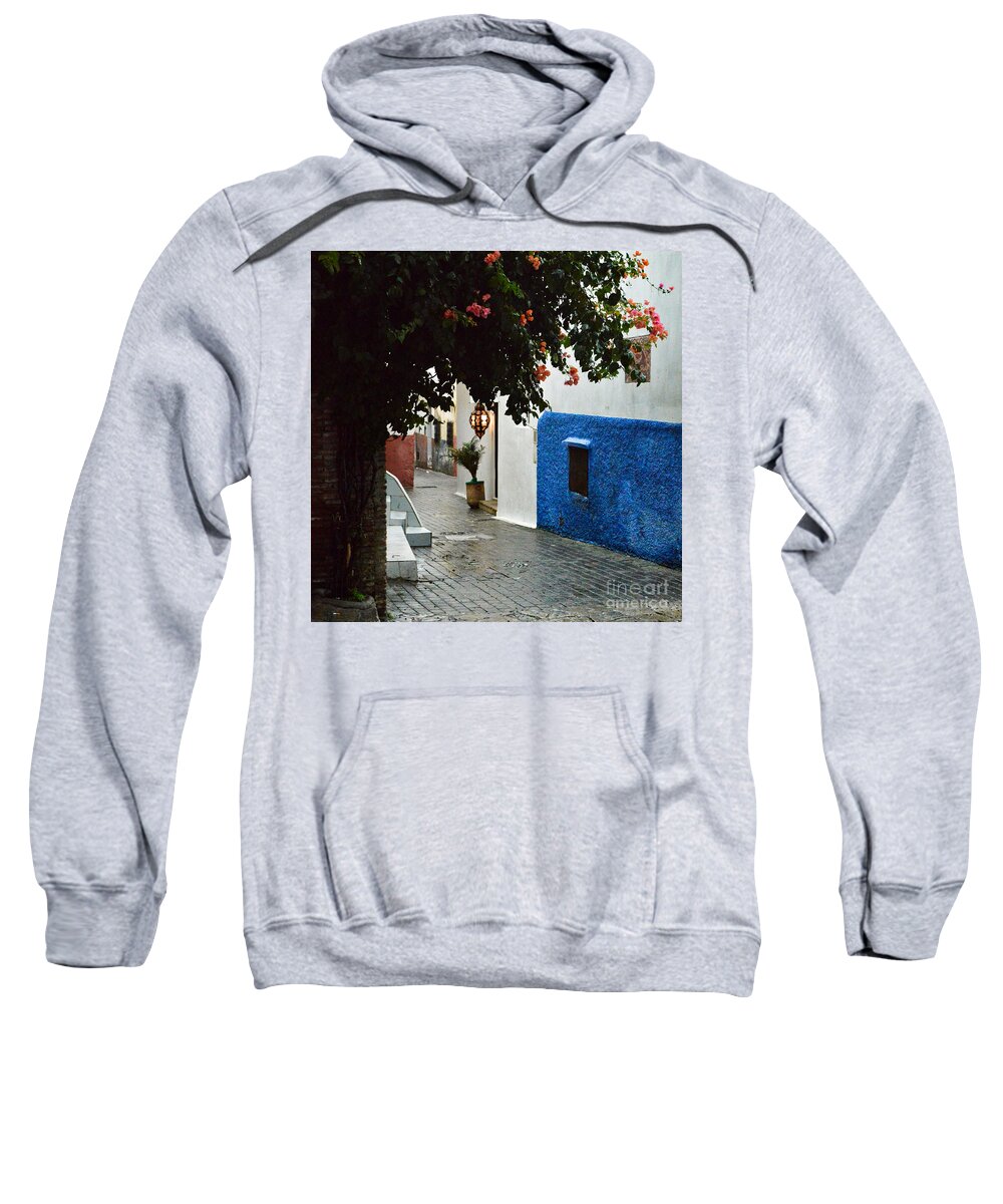 Tangier Sweatshirt featuring the photograph The streets of Tangier by Yavor Mihaylov