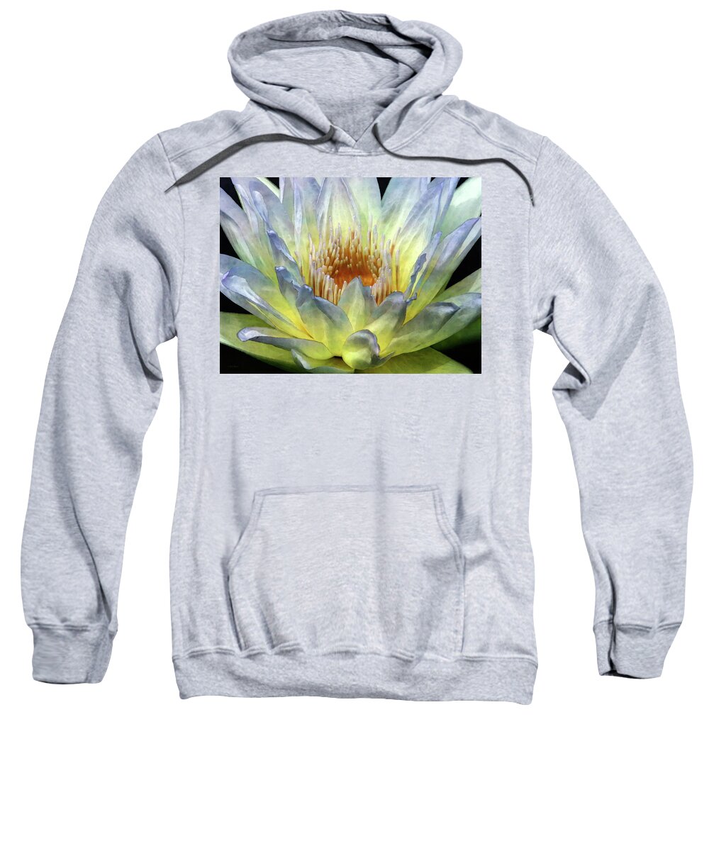 Impressionist Sweatshirt featuring the photograph Touch of Lemon 4504 IDP_2 by Steven Ward