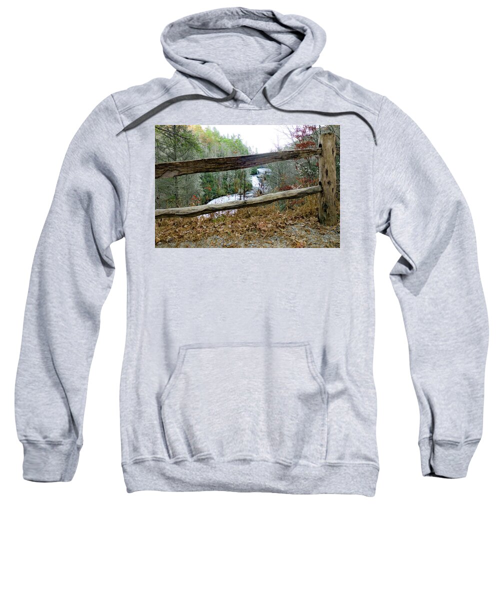 Steve Bunch Sweatshirt featuring the photograph Triple Falls sneak peek by Steve Bunch