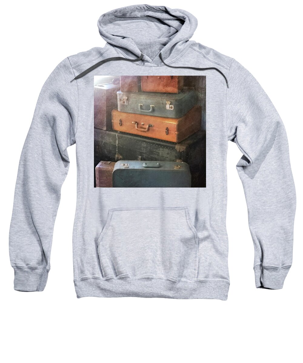  Sweatshirt featuring the photograph Up In the Attic by Jack Wilson