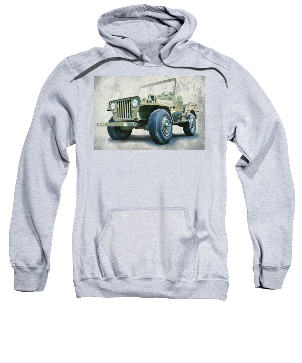 Abu Dhabi Sweatshirt featuring the photograph Willy Jeep replica by Alexey Stiop
