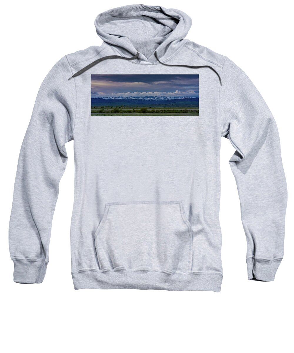 Wind River Range Sweatshirt featuring the photograph Wind River Range Sunset June 13 2019 by Julieta Belmont