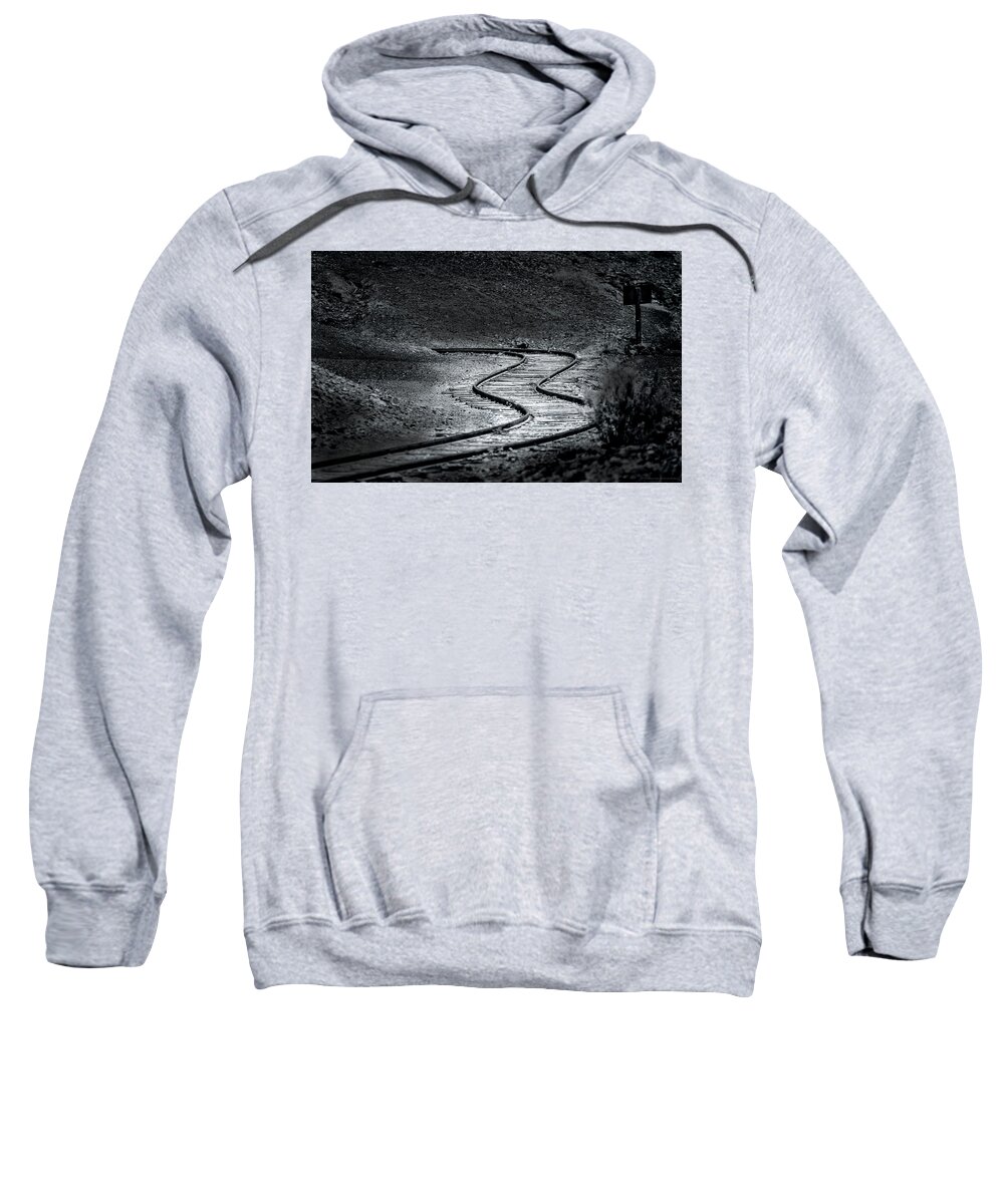 Abandond Sweatshirt featuring the photograph Winding Road Ahead by Denise Dube