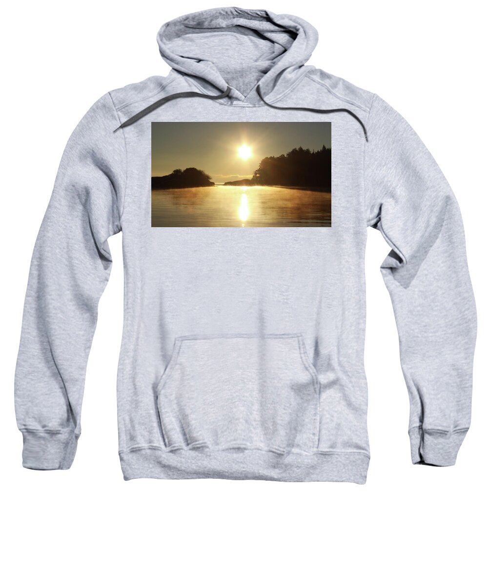 Sun Sweatshirt featuring the photograph Winter dawn by Fred Bailey