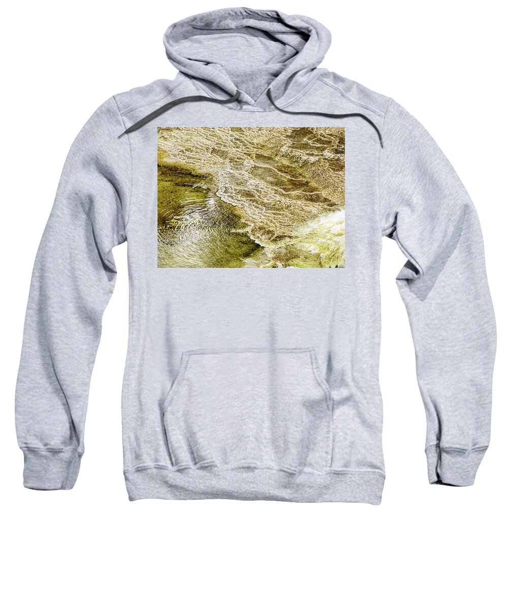 Abstract Sweatshirt featuring the photograph Yellowstone 5 by Segura Shaw Photography