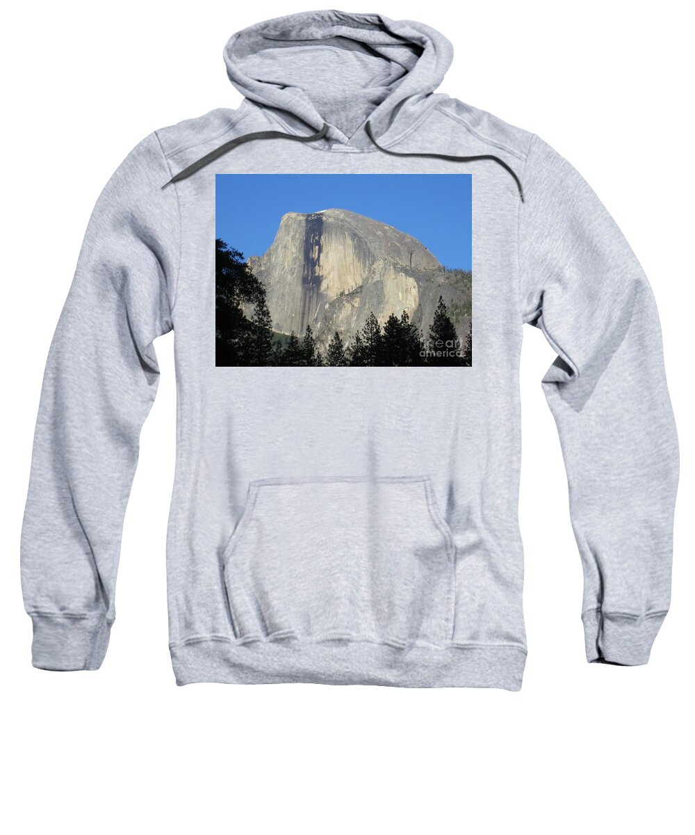 Yosemite Sweatshirt featuring the photograph Yosemite National Park Half Dome Rock by John Shiron