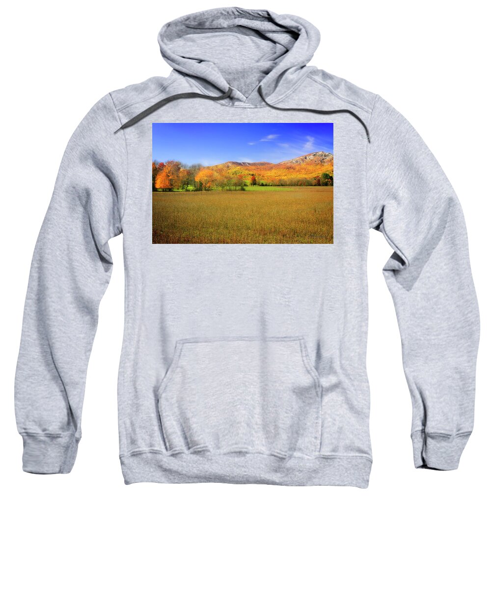 Photo Sweatshirt featuring the photograph Old Rag Mountain -1 #1 by Alan Hausenflock