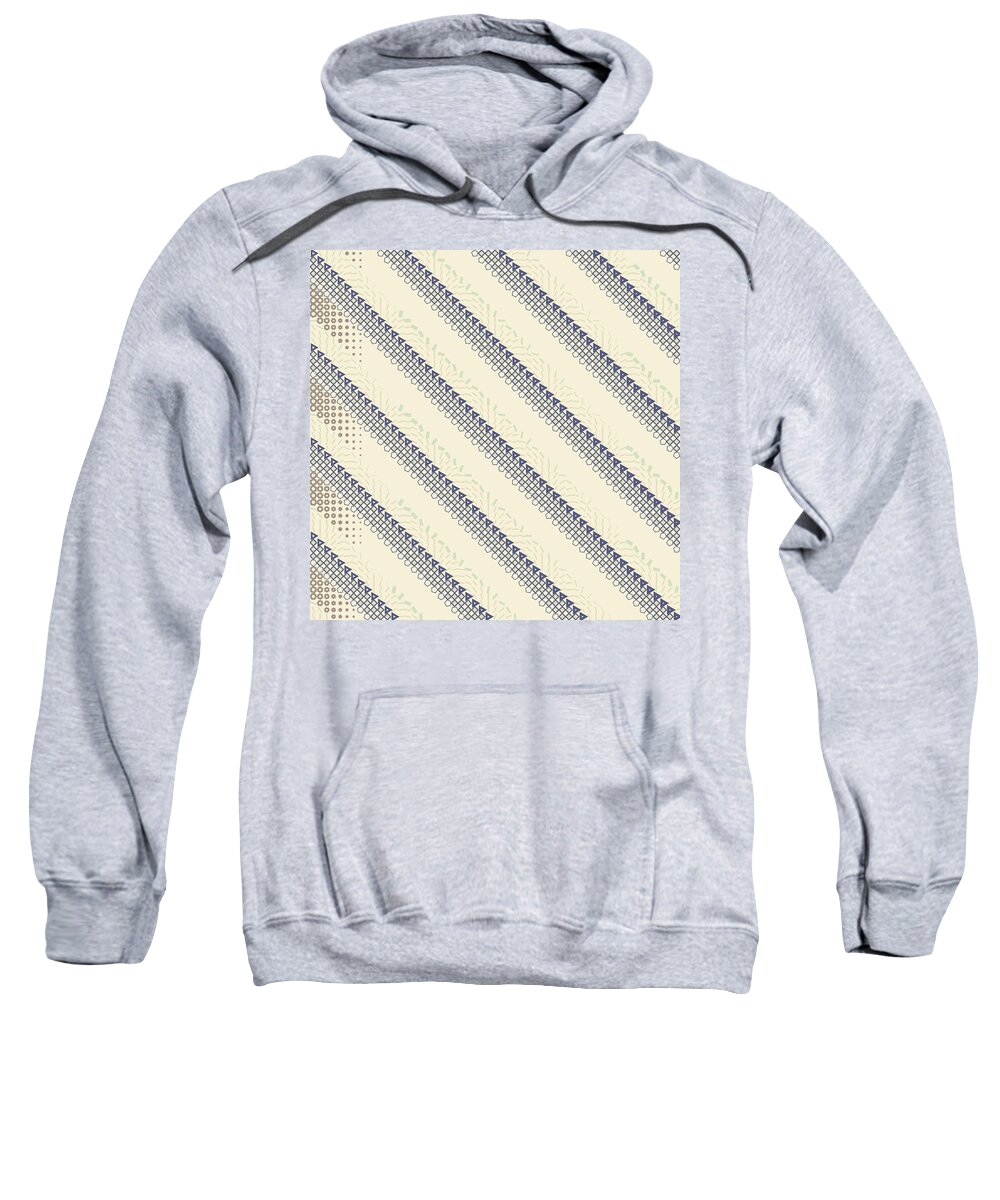 Abstract Sweatshirt featuring the digital art Pattern 2 #1 by Marko Sabotin