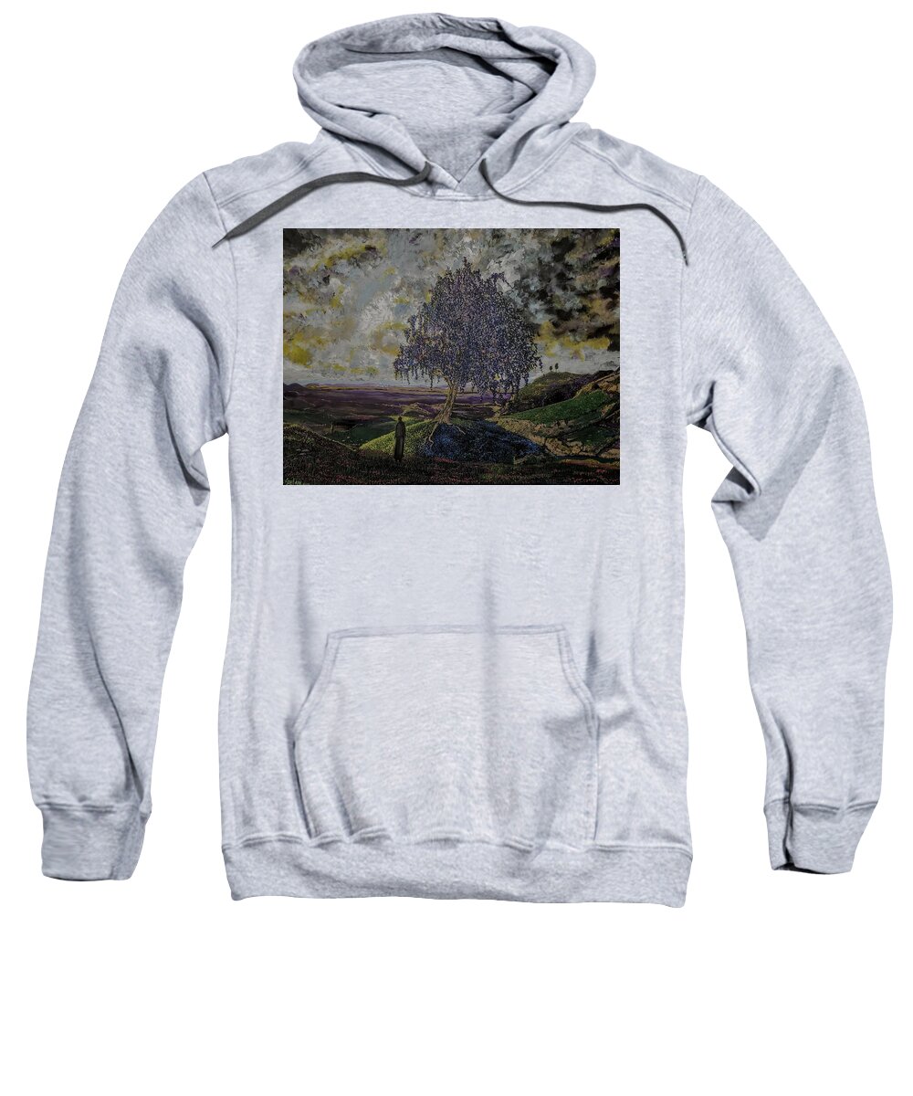 What Dreams May Come Sweatshirt featuring the painting What Dreams May Come #1 by Stefan Duncan