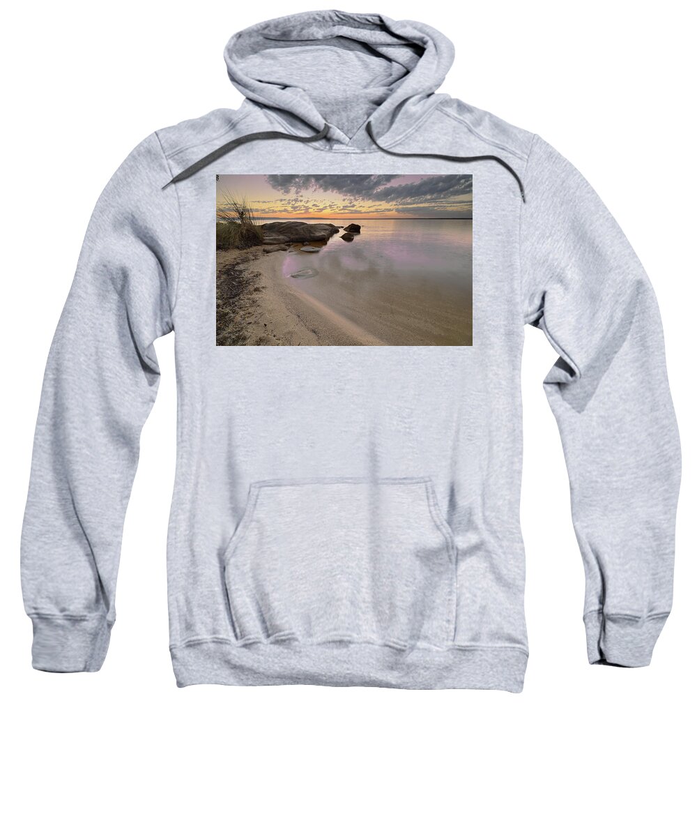 Sunrise Sweatshirt featuring the photograph 1808rise3 by Nicolas Lombard