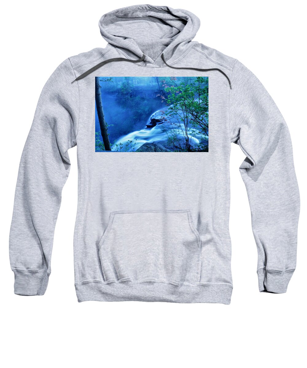  Sweatshirt featuring the photograph Brandywine Falls #2 by Brad Nellis